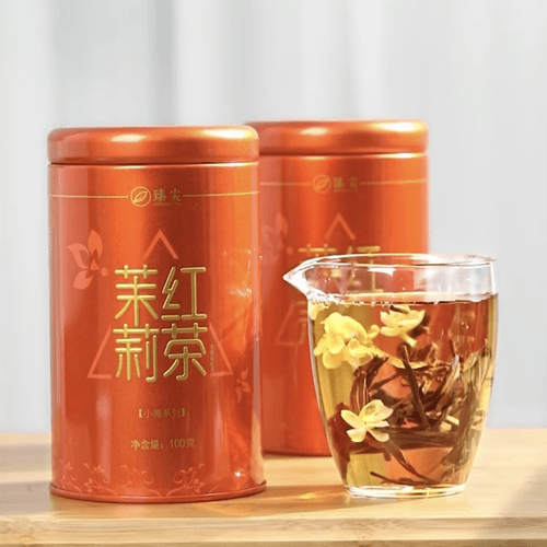 2025 7A Jasmine Dianhong Black Tea Luzhou Fragrance