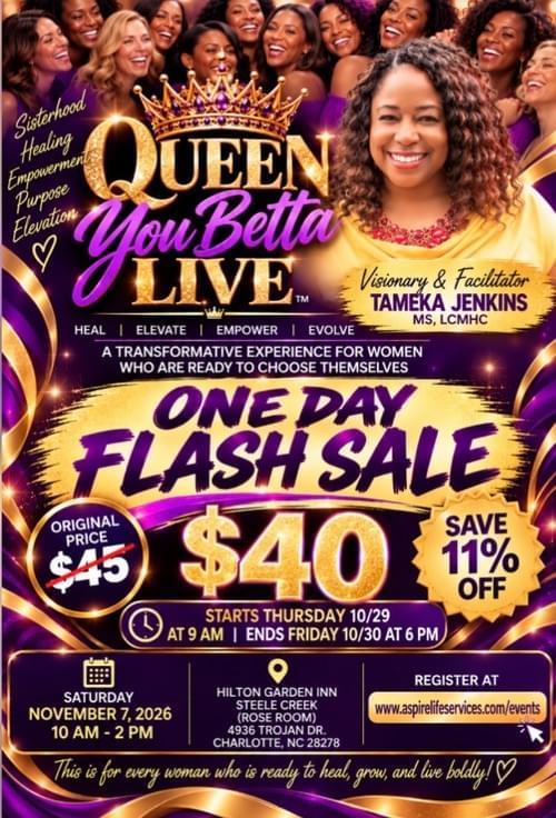 One Day Flash Sale: Queen you betta Live