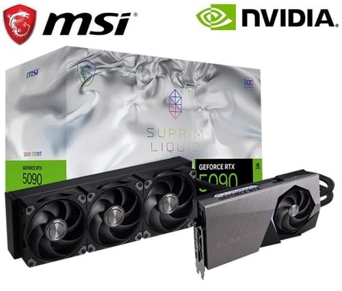 MSI 微星 RTX 5090 32G SUPRIM LIQUID SOC 顯示卡