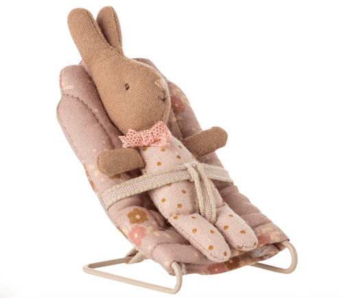 【預購到貨:15/09/25】玫瑰色安撫搖椅( mirco rabbit 尺寸)Babysitter, My - Rose