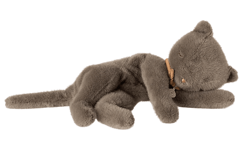 【預購到貨:15/11/25】Sleeping kitten plush, Medium - Grey