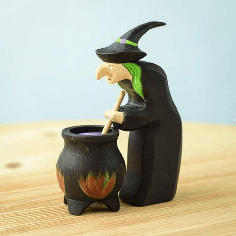 釀造女巫和大鍋組 Brewing Witch and Cauldron SET