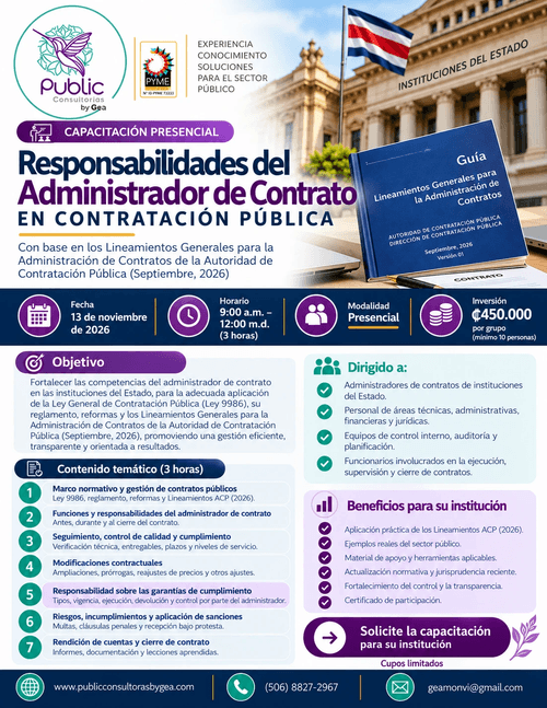 CURSORESPONSABILIDADES DEL ADMINISTRADOR DE CONTRATO EN CONTRATACIÓN PÚBLICA