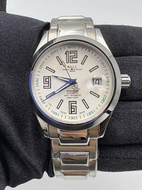 BALL WATCH Engineer II Ohio NM1026C-SJ-WH 自動巻き ホワイト文字盤