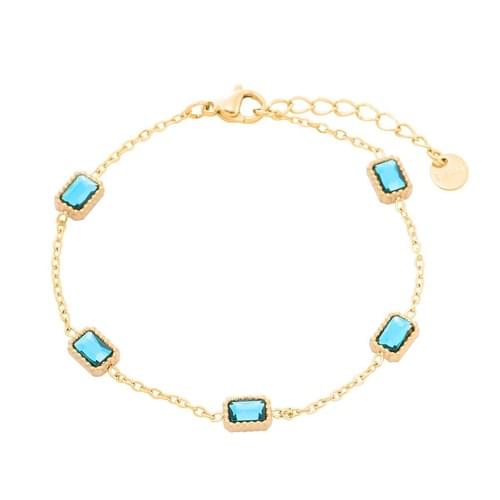Faceted Square Bracelet — Dawn Light Collection