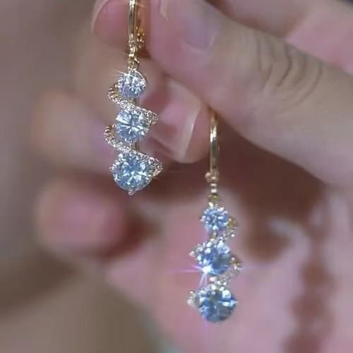Cascading Light Drop Earrings