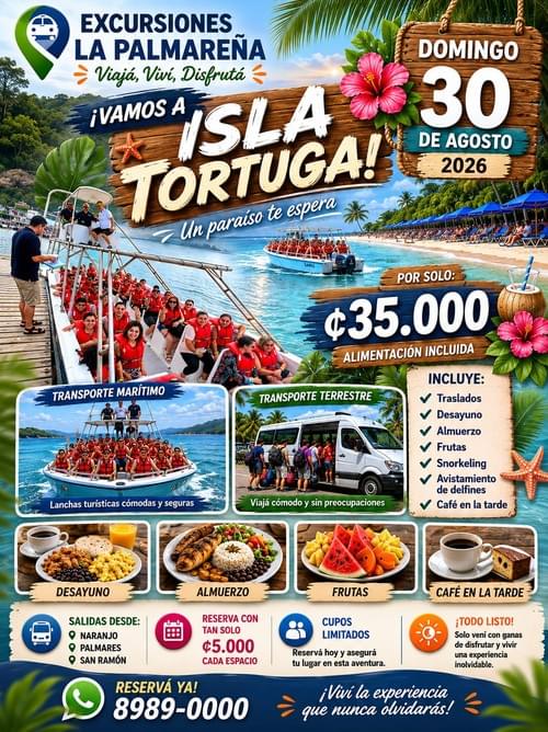 Tour de Isla Tortuga Pass Day