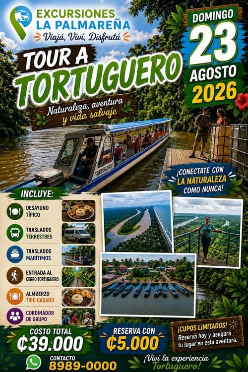 Tour a Tortuguero Pass Day