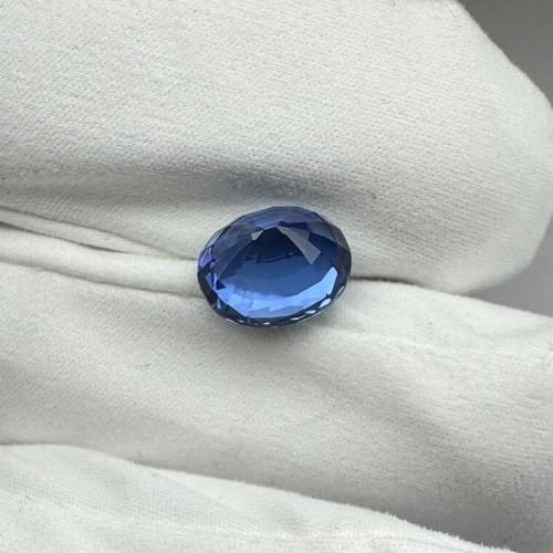 Lightly fired Ceylon pure sapphire
