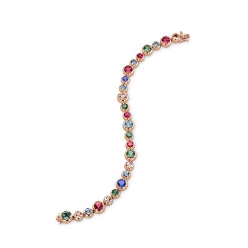 Bracelet with colored gemstones