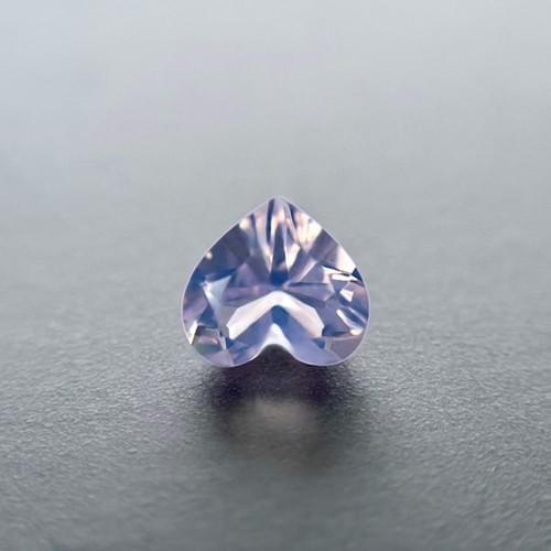 Heart・Lavender Crystal|1.0 Ct.|Smoky Color Mist・Dreamlike