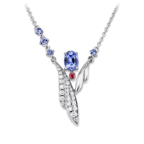 Sapphire necklace