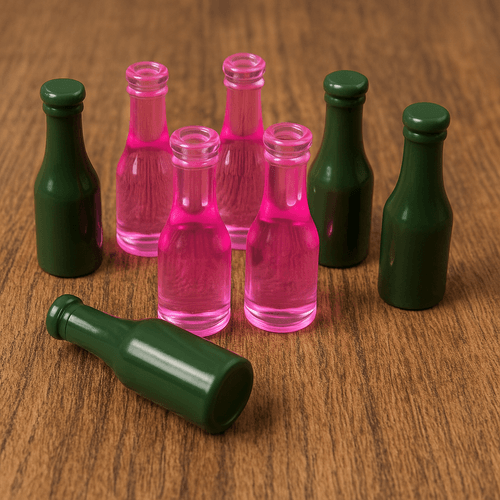 FY2039 Colored Plastic Bottle Token