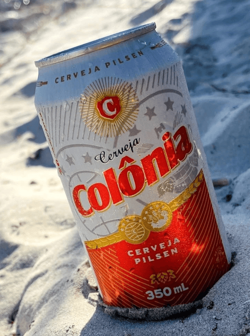 1 CAJA DE CERVEZA PILSEN COLONIA -24 LATAS. Cerveza clara, auténtica; lata de 350 ml.; 4.3 º vol.