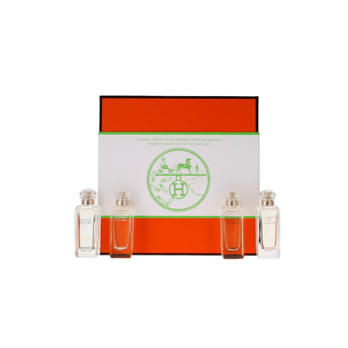 Hermes Jardins Discovery Gift Box Set EDT 7.5ml*4 (Cythere/Monsieur Li/Sur Le Nil/La Lagune)