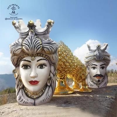 Sicilain Head Vase