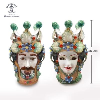Sicilain Head Vase