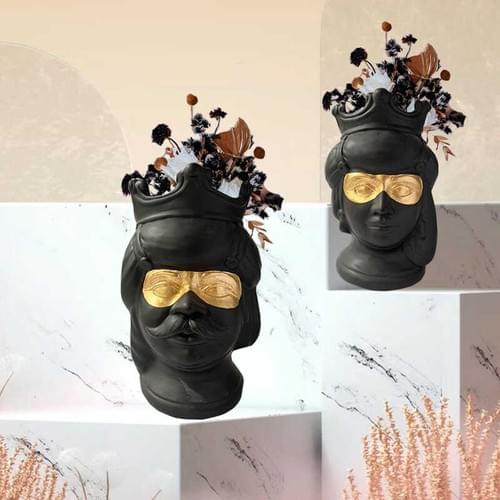 Sicilain Head Vase