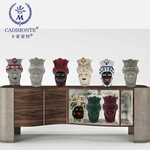 Sicilain Head Vase