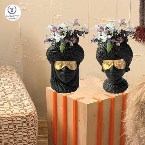 Sicilain Head Vase
