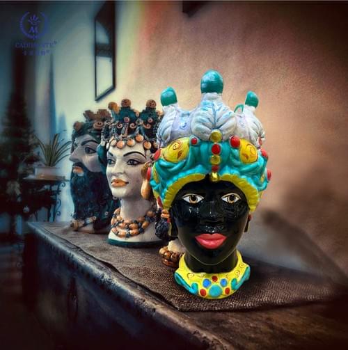 Sicilain Head Vase 1 1 1 1