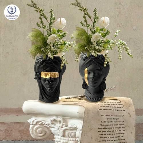 Sicilain Head Vase