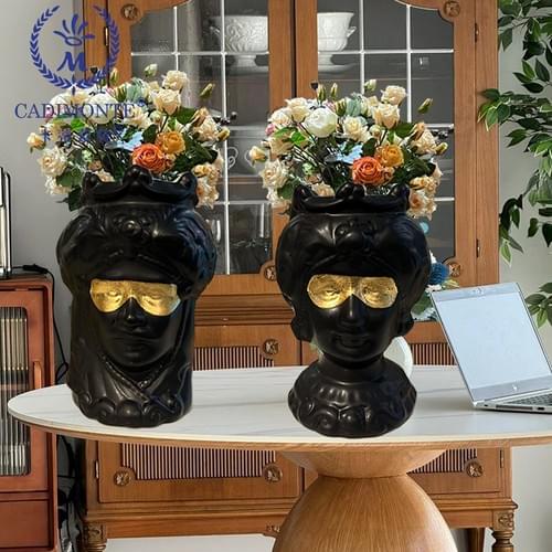 Sicilain Head Vase
