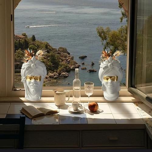 Sicilain Head Vase
