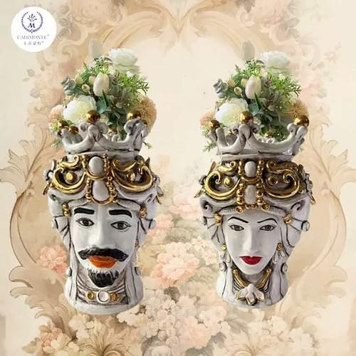 Sicilain Head Vase