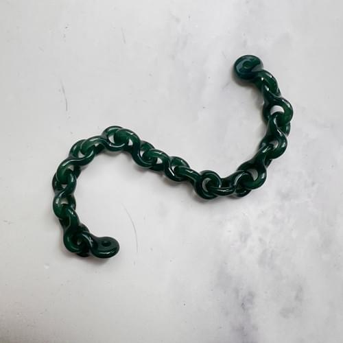 Guatemalan Jadeite Interlocking Bracelet