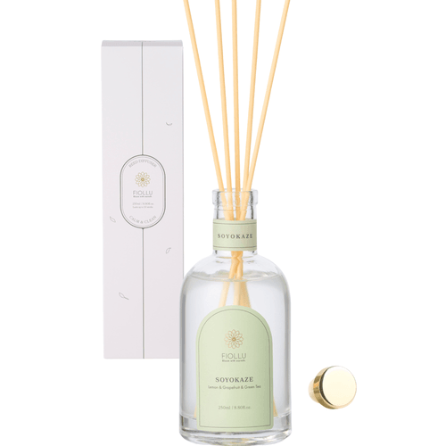 NEW!! リードディフューザー250ml 【SOYOKAZE】柑橘&グリーンティーの香り