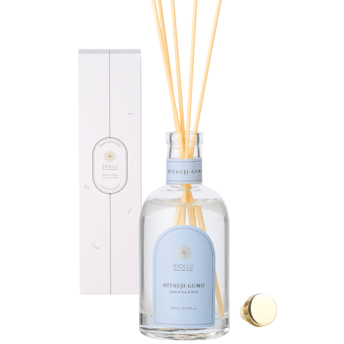 NEW!! リードディフューザー250ml 【 HITSUJI-GUMO 】アップル ムスクの香り