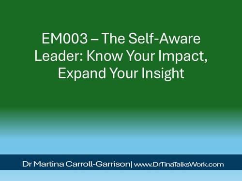EM003 – The Self-Aware Leader: Know Your Impact, Expand Your Insight