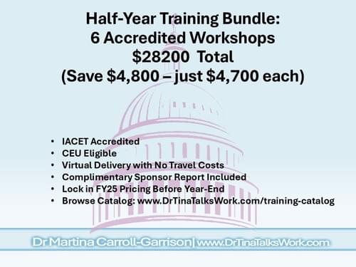 Half-Year Training Bundle: 6 Accredited VIRTUAL Workshops 2