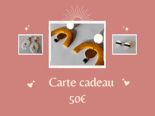 Carte cadeau - 50€