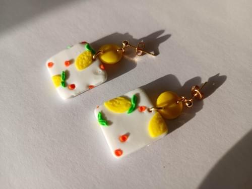 Petits citrons ~ Boucles d'oreilles