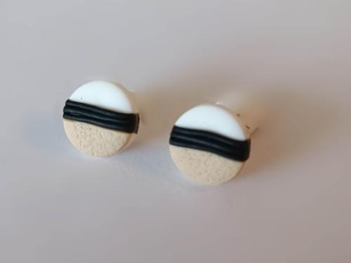 Petite texturée ~ Boucles d'oreilles