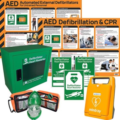 Mindray BeneHeart C1A Bundle AED with Cabinet