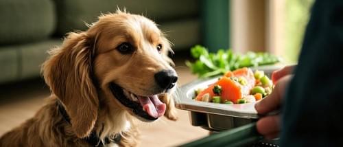 Comida húmeda de salmón para perros