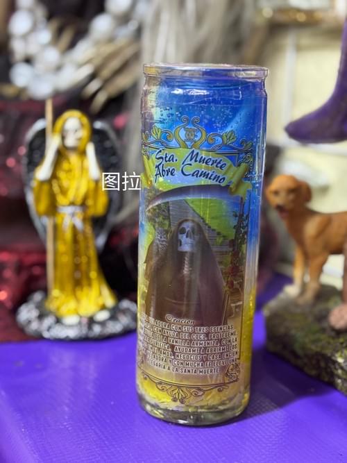 (实拍有货)圣死神打开道路祭坛凝胶蜡烛-- 圣死神给我好运