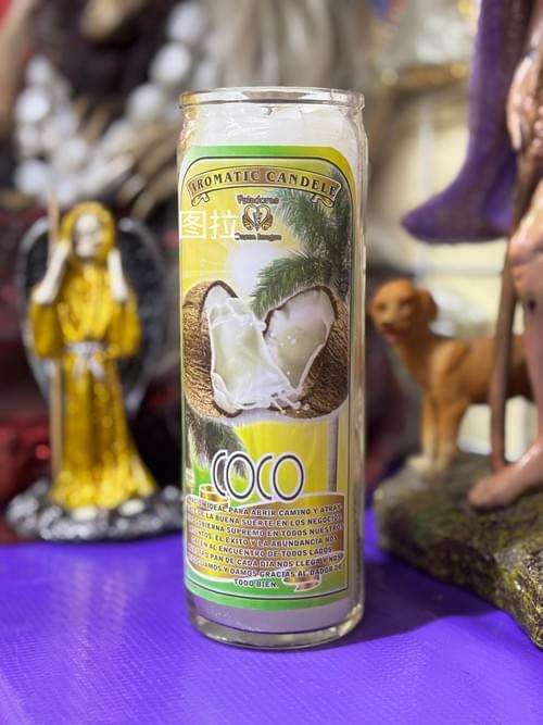 (实拍有货)椰子祭坛蜡烛--解决困难