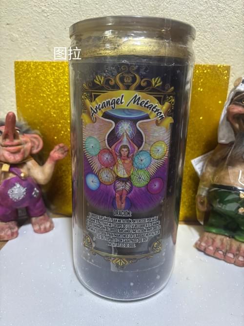(实拍有货)巨型大天使梅塔凝胶蜡烛 – 显化大师帮助你实现愿望(14天强效)