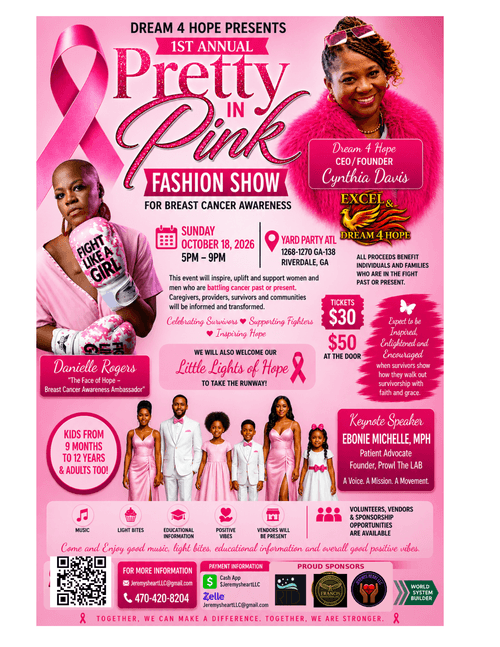 Join Our Pretty In Pink Fashion Show Breast Cancer Awareness