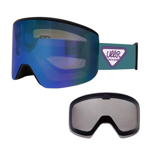Magnetic Snow Goggles Cylindrical Dual lenses