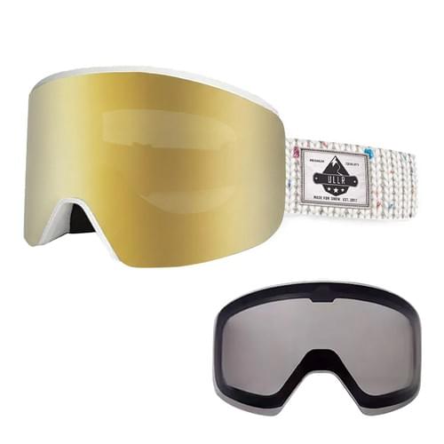 Magnetic Snow Goggles Cylindrical Dual lenses