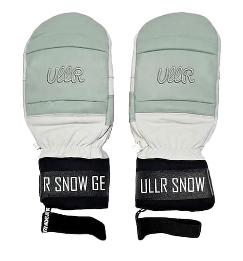 Leather Wrist Guard Snow Mittens - LG