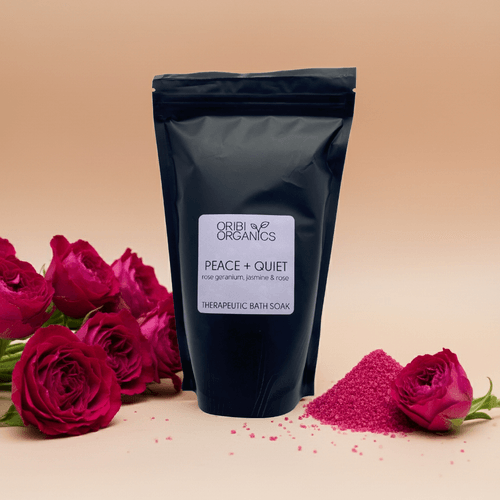 Oribi Organics Product: Therapeutic Bath Soaks - PEACE + QUIET