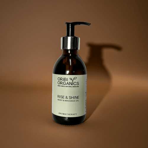Oribi Organics - Aromatherapy Massage Oil - RISE + SHINE