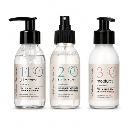 In-Between Products Easy 1-2-3 Clear Skin Routine (Cleanse, Mist & Moisturise)