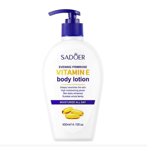 Evening Primrose SADOER Lotiune de corp hidratanta cu Vitamina E 400 ml